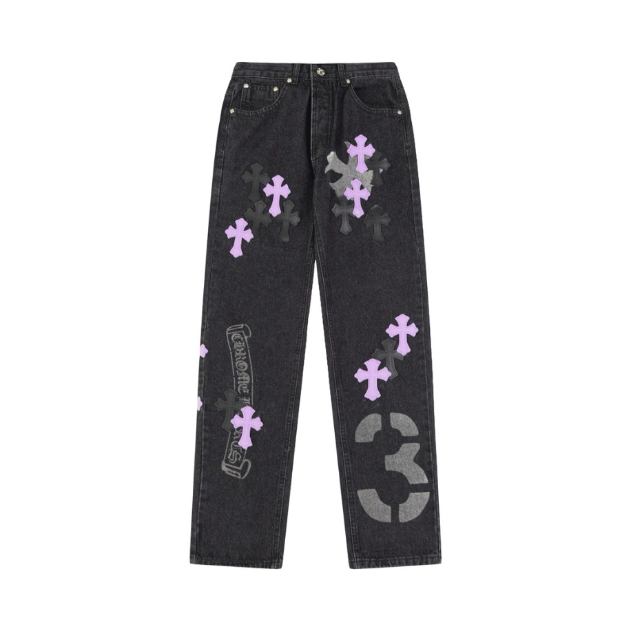 Popular 4814 Cross Patch Jeans Chrome Hearts – AJ070