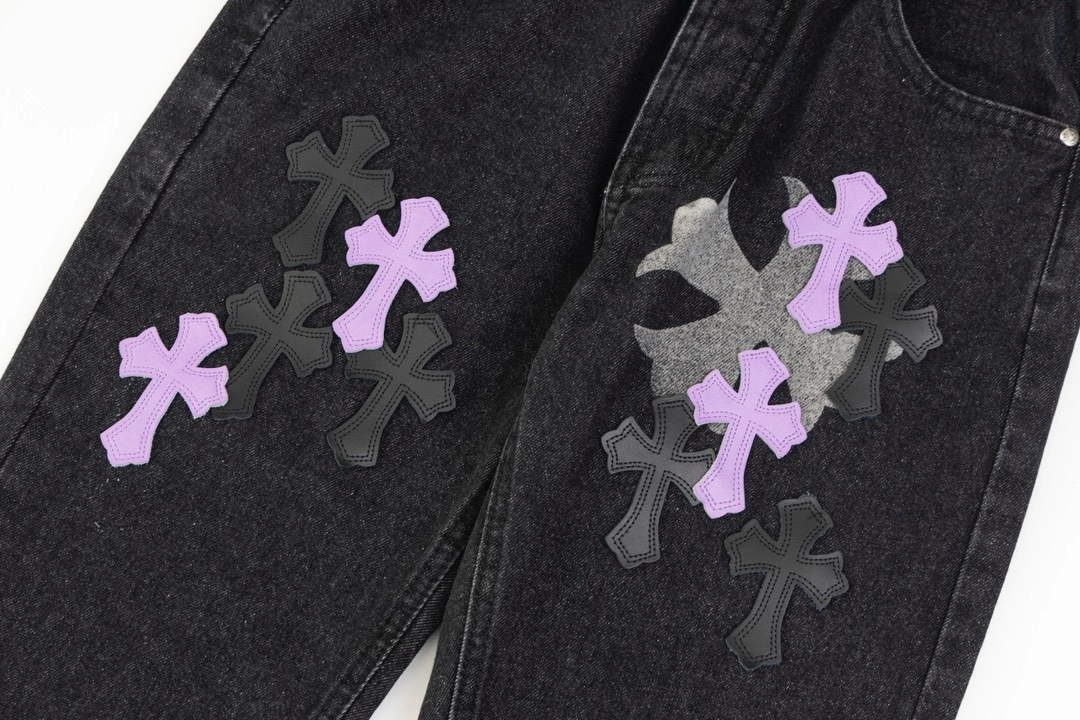 Popular 4814 Cross Patch Jeans Chrome Hearts – AJ070