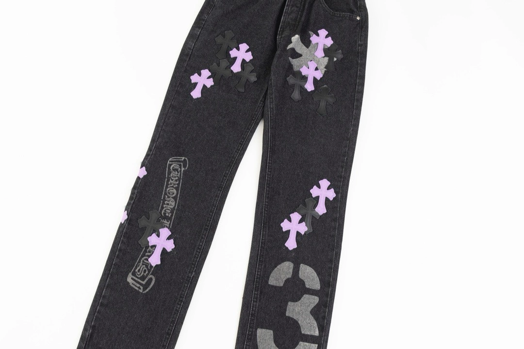 Popular 4814 Cross Patch Jeans Chrome Hearts – AJ070