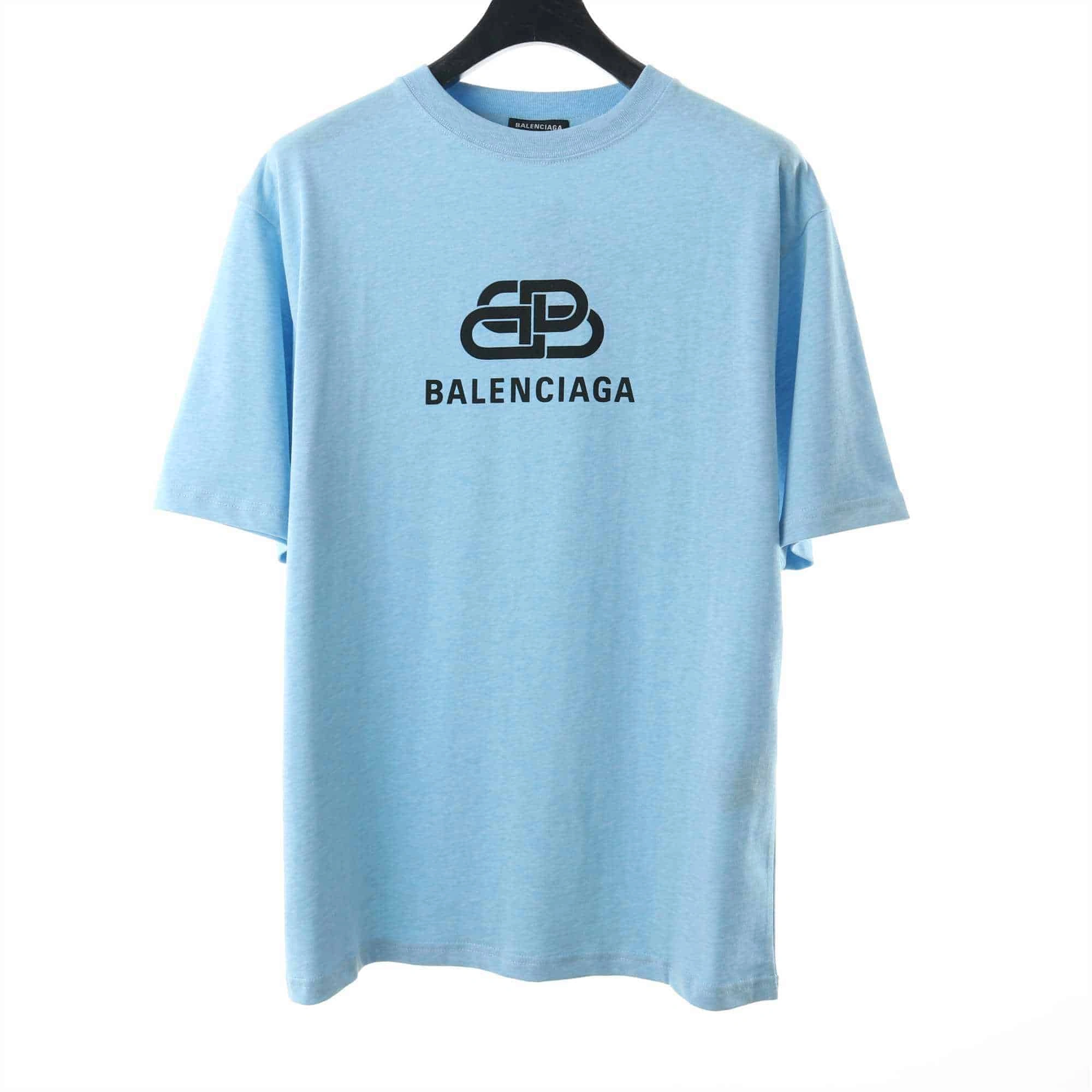 Popular 9195 Balenciaga BB Logo T-Shirt – BBS016