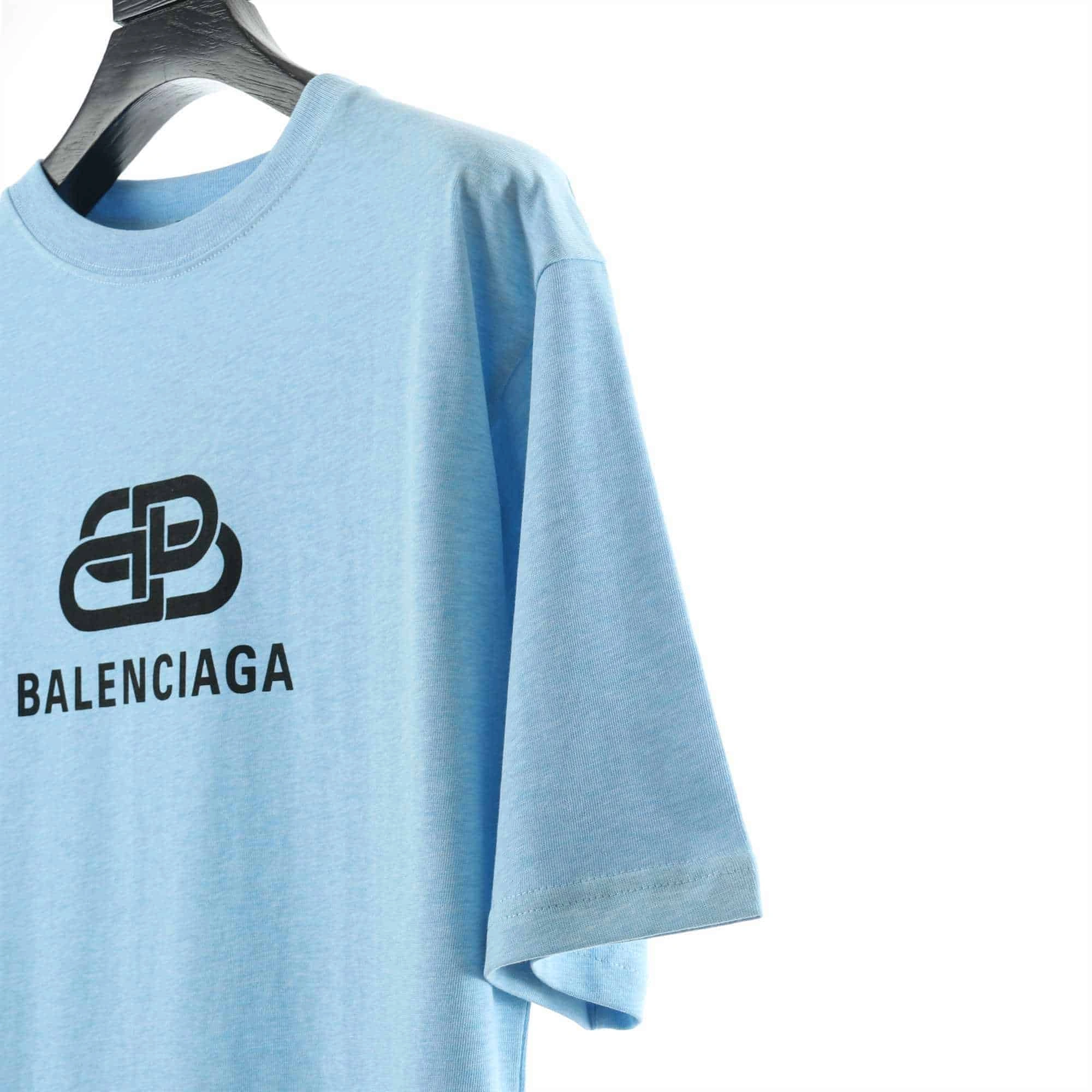 Popular 9195 Balenciaga BB Logo T-Shirt – BBS016