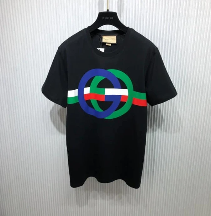 ROUND GG PRINT COTTON T-SHIRT – GCS242 WellDesigned 4731