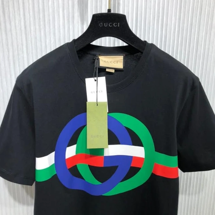 ROUND GG PRINT COTTON T-SHIRT – GCS242 WellDesigned 4731
