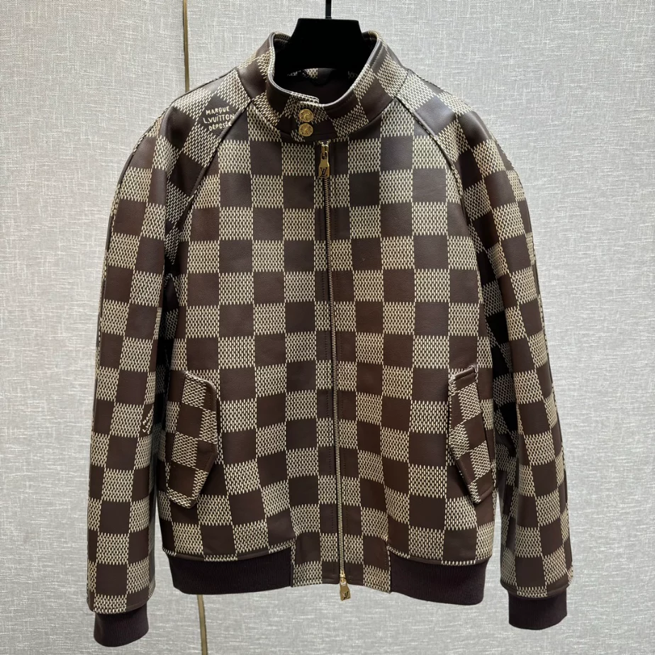 SportInspired 6685 Louis Vuitton Damier Leather Harrington Jacket – LC017