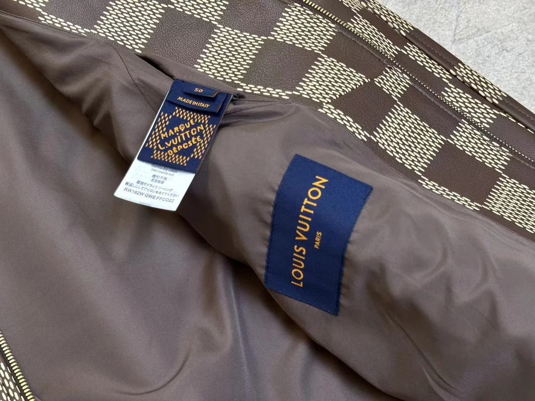 SportInspired 6685 Louis Vuitton Damier Leather Harrington Jacket – LC017