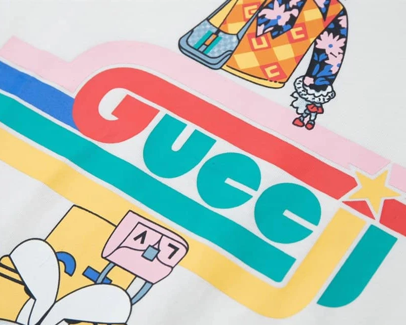 SportInspired 8869 GUCCI UPSIDE-DOWN CAT T-SHIRT – GCS158