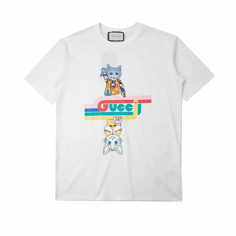 SportInspired 8869 GUCCI UPSIDE-DOWN CAT T-SHIRT – GCS158