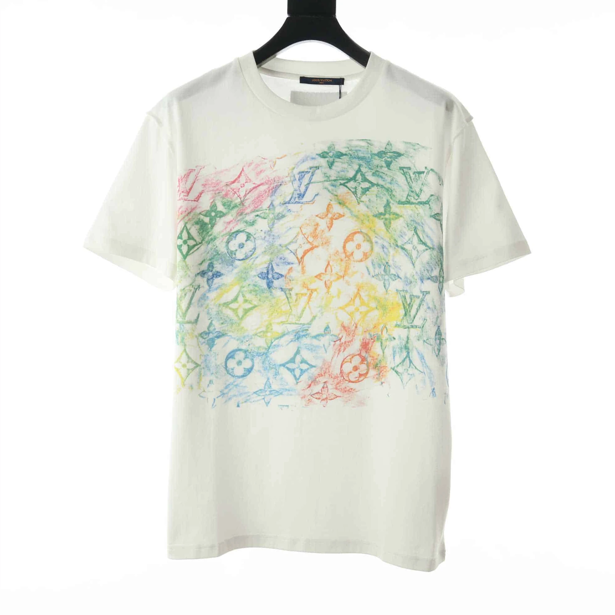 StreetReady 2490 Louis Vuitton Front Printed Pastel Monogram T-Shirt – LSVT06