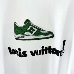 StreetReady 7309 Louis Vuitton T-shirt LV shoes embroidery – LSVT99