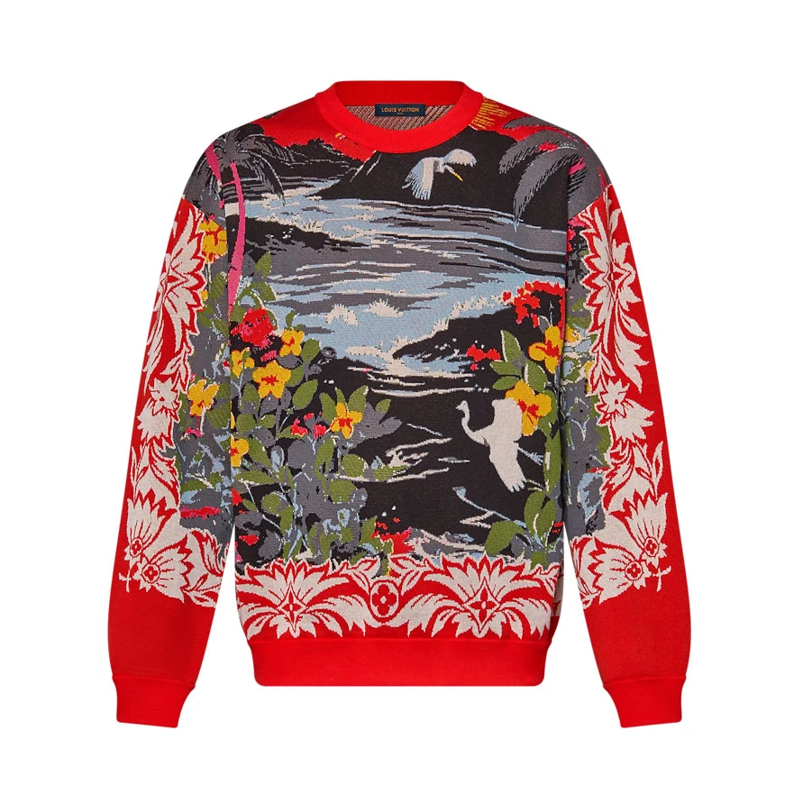 TopPick 5475 Louis Vuitton Jacquard Cotton Pullover – SLV048