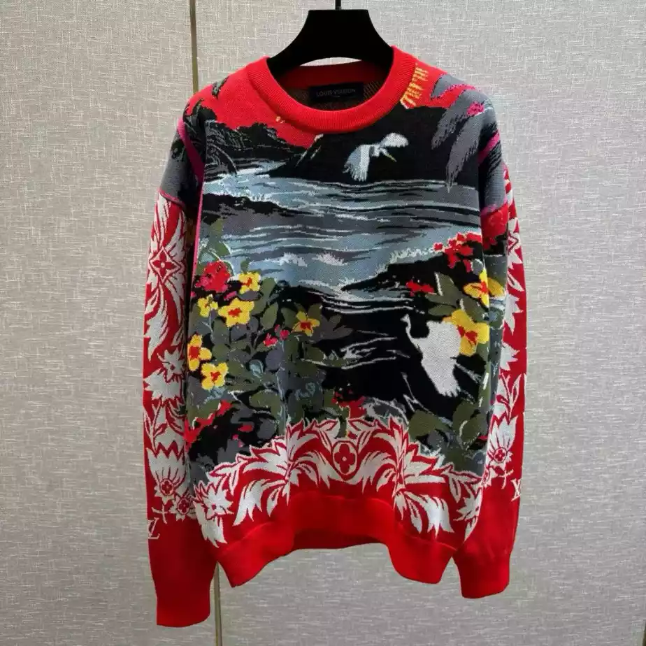 TopPick 5475 Louis Vuitton Jacquard Cotton Pullover – SLV048