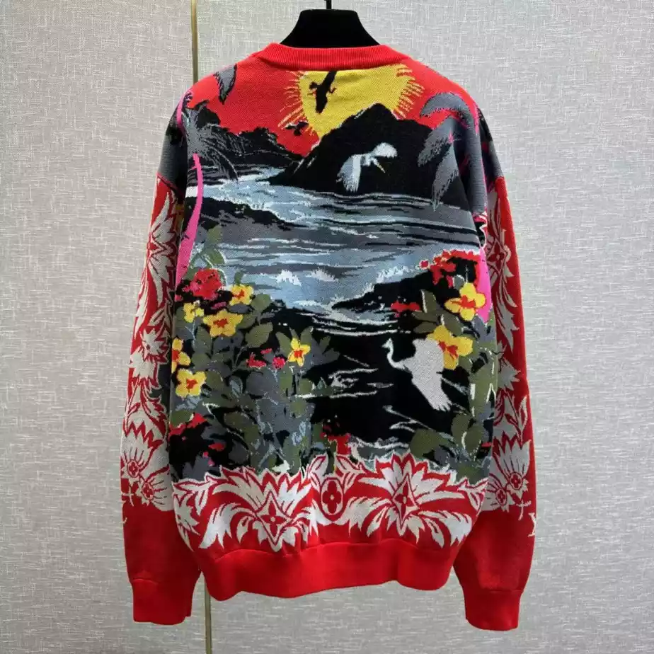 TopPick 5475 Louis Vuitton Jacquard Cotton Pullover – SLV048