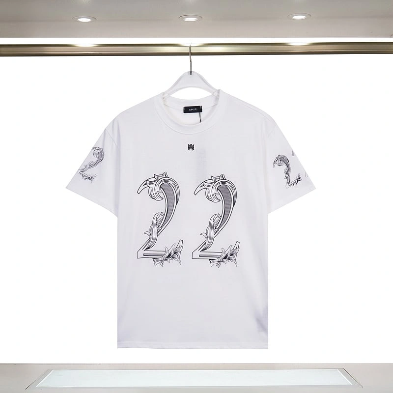 TopPick 9736 Amiri Logo-Print Cotton T-Shirt – AMS040
