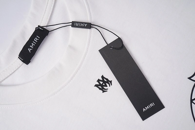 TopPick 9736 Amiri Logo-Print Cotton T-Shirt – AMS040