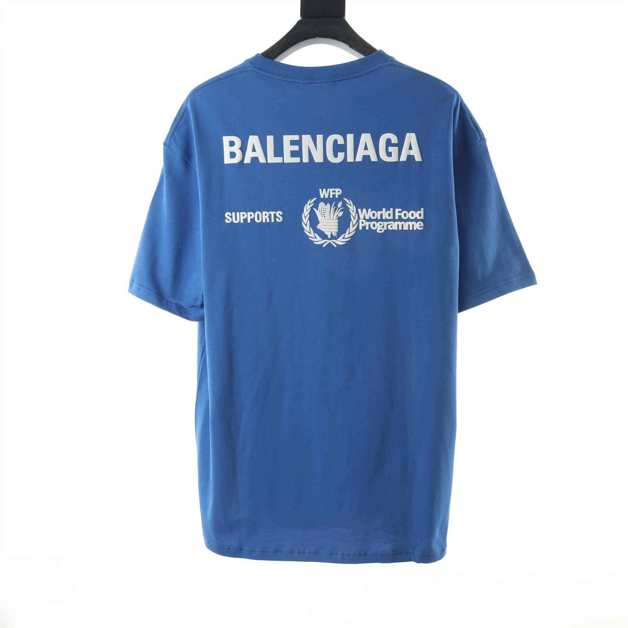 Trendy 5441 Balenciaga World Food Programme T-Shirt – BBS026