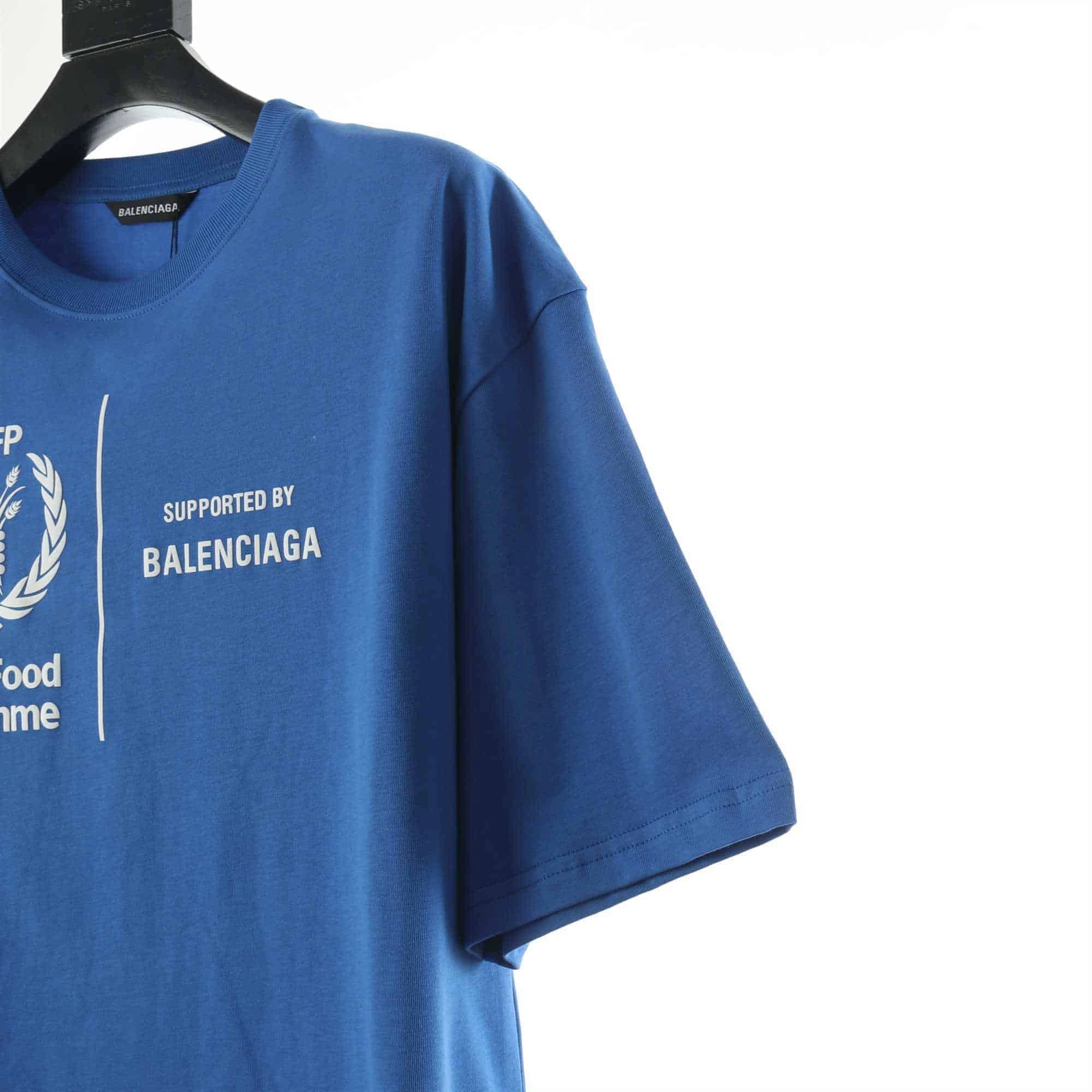 Trendy 5441 Balenciaga World Food Programme T-Shirt – BBS026