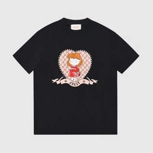 Trendy 8716 GUCCI HEART T-SHIRT – GCS136