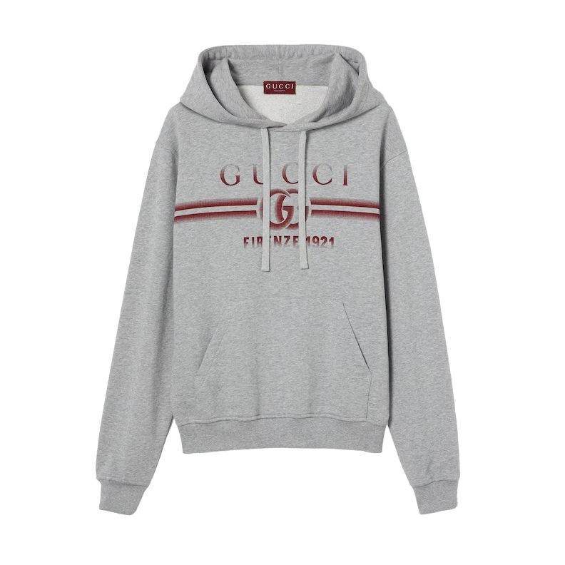 Trendy 9604 Gucci Cotton Jersey Hooded Sweatshirt – GBH002