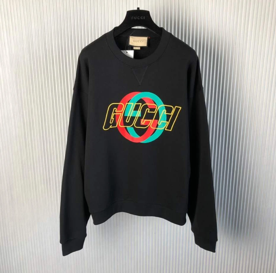 WellDesigned 5394 Gucci Cotton Jersey Printed Sweatshirt- GBH025