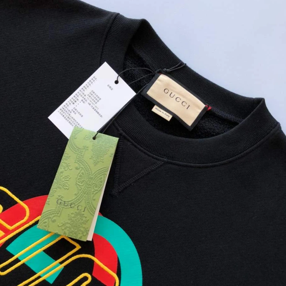 WellDesigned 5394 Gucci Cotton Jersey Printed Sweatshirt- GBH025