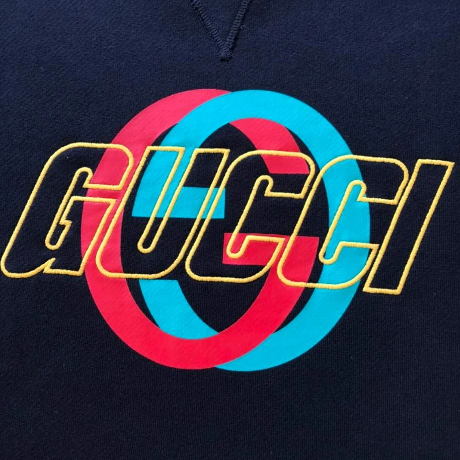 WellDesigned 5394 Gucci Cotton Jersey Printed Sweatshirt- GBH025