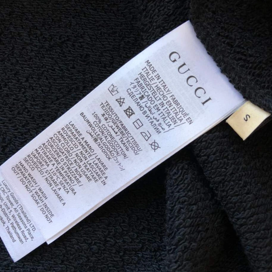 WellDesigned 5394 Gucci Cotton Jersey Printed Sweatshirt- GBH025