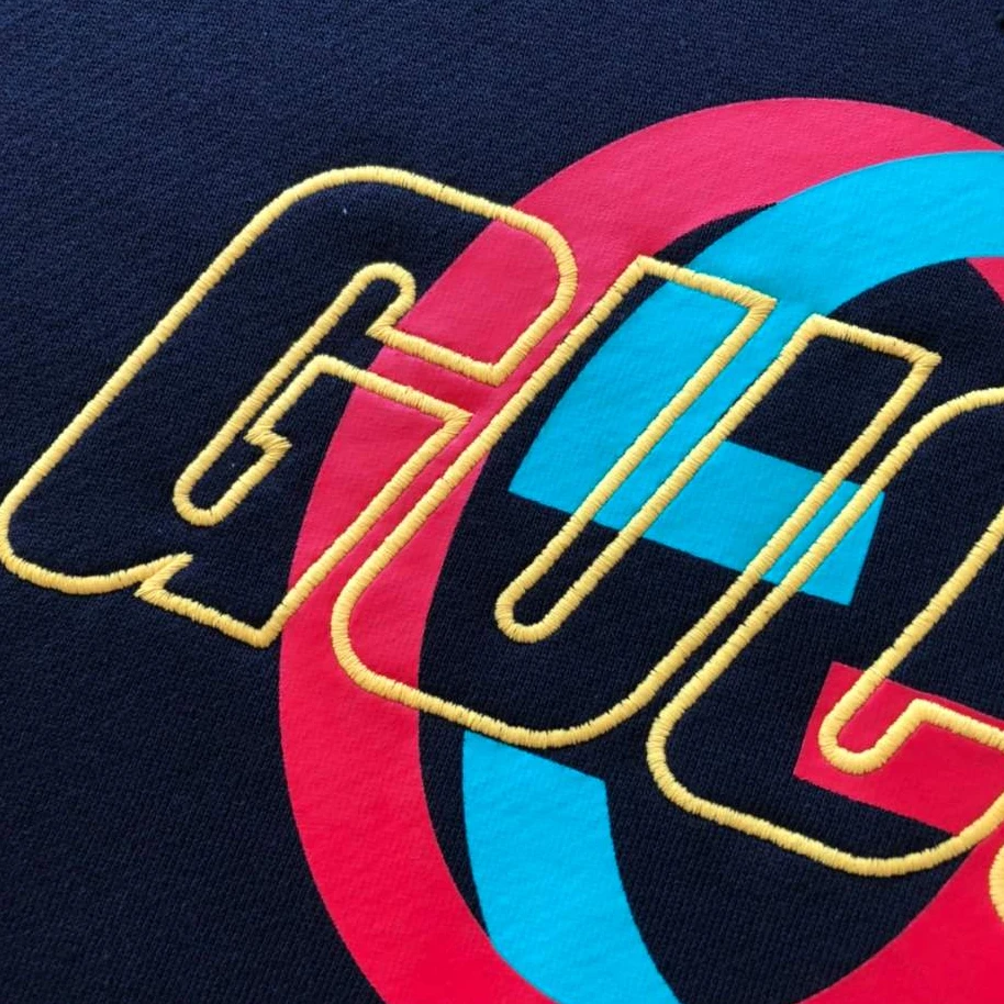 WellDesigned 5394 Gucci Cotton Jersey Printed Sweatshirt- GBH025