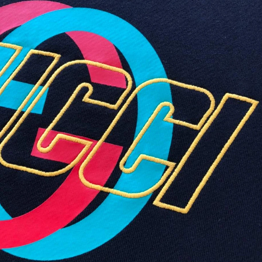 WellDesigned 5394 Gucci Cotton Jersey Printed Sweatshirt- GBH025