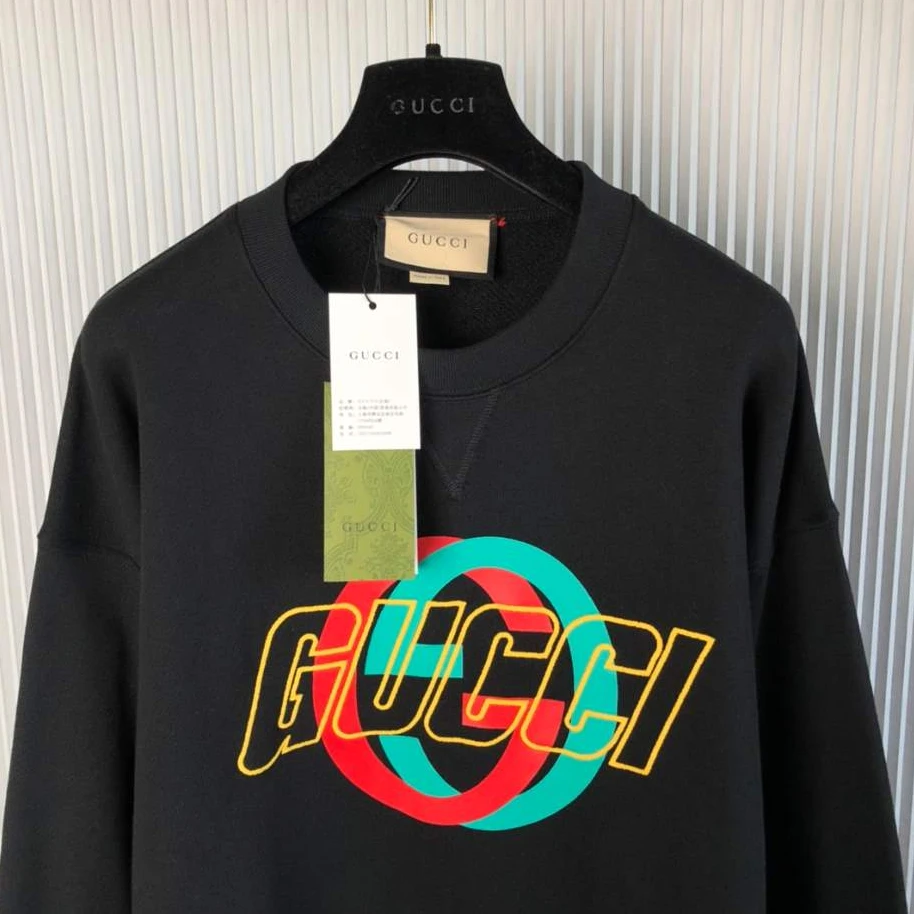 WellDesigned 5394 Gucci Cotton Jersey Printed Sweatshirt- GBH025