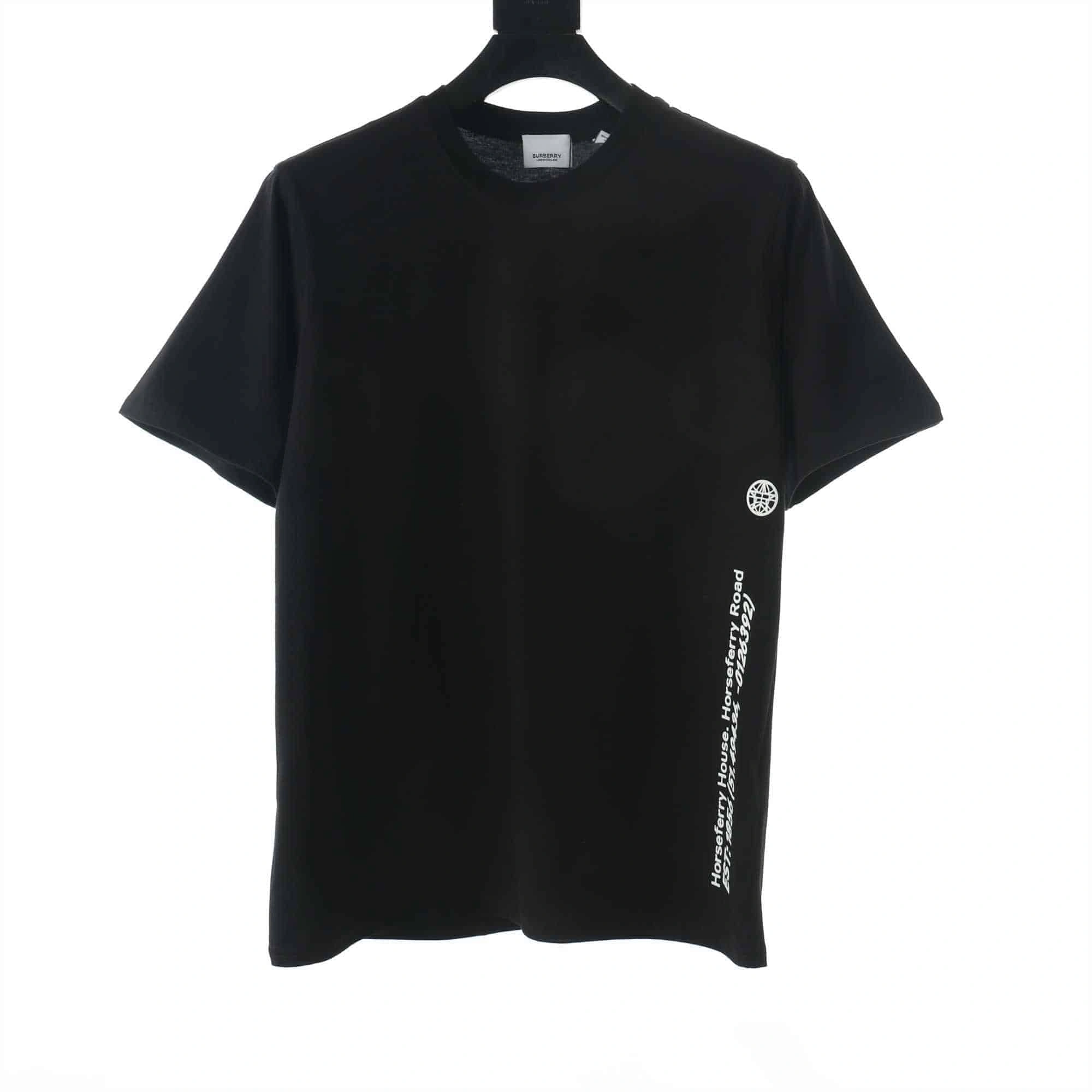 WellDesigned 6886 Burberry Black Carrick Coordinate T-Shirt – BBRS10