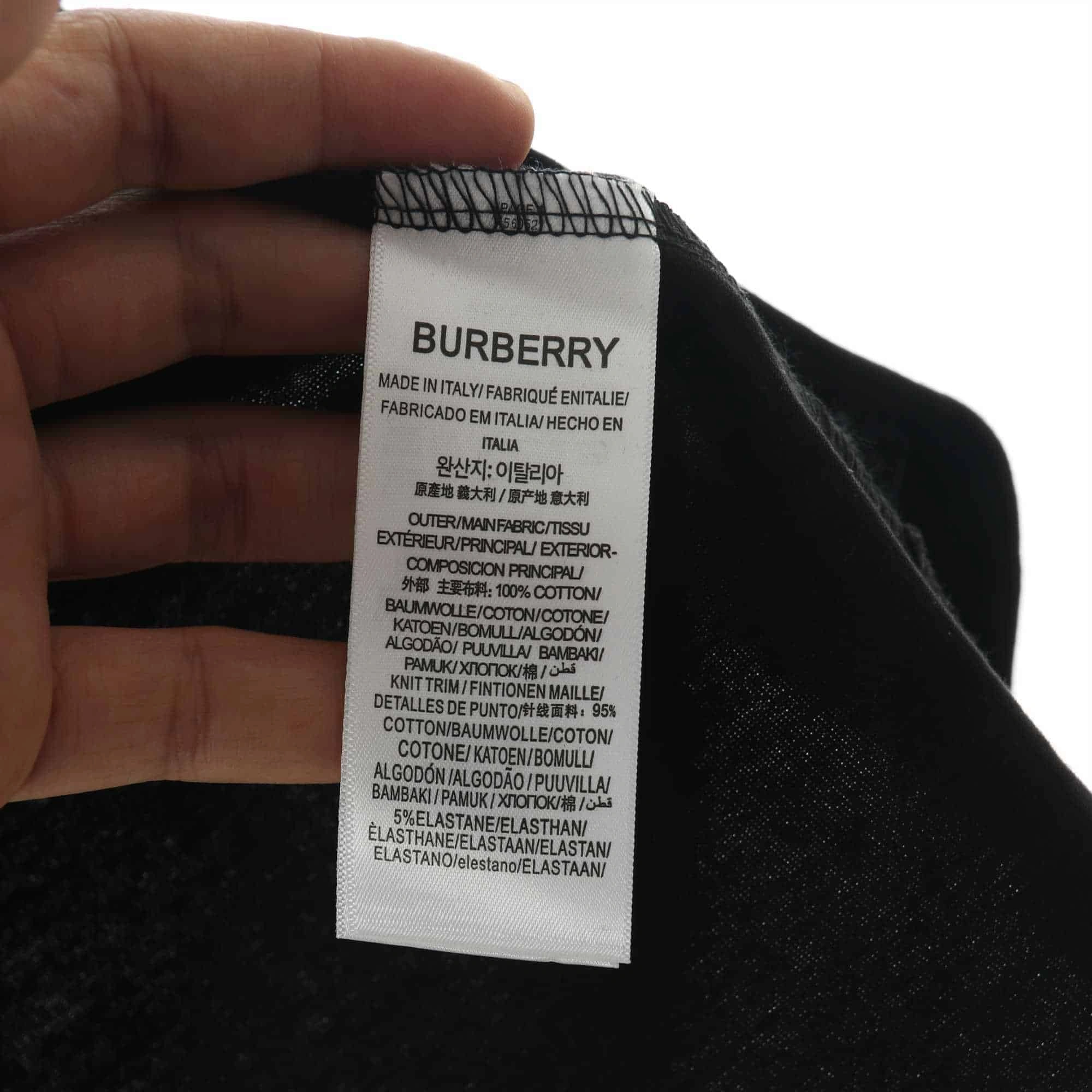 WellDesigned 6886 Burberry Black Carrick Coordinate T-Shirt – BBRS10
