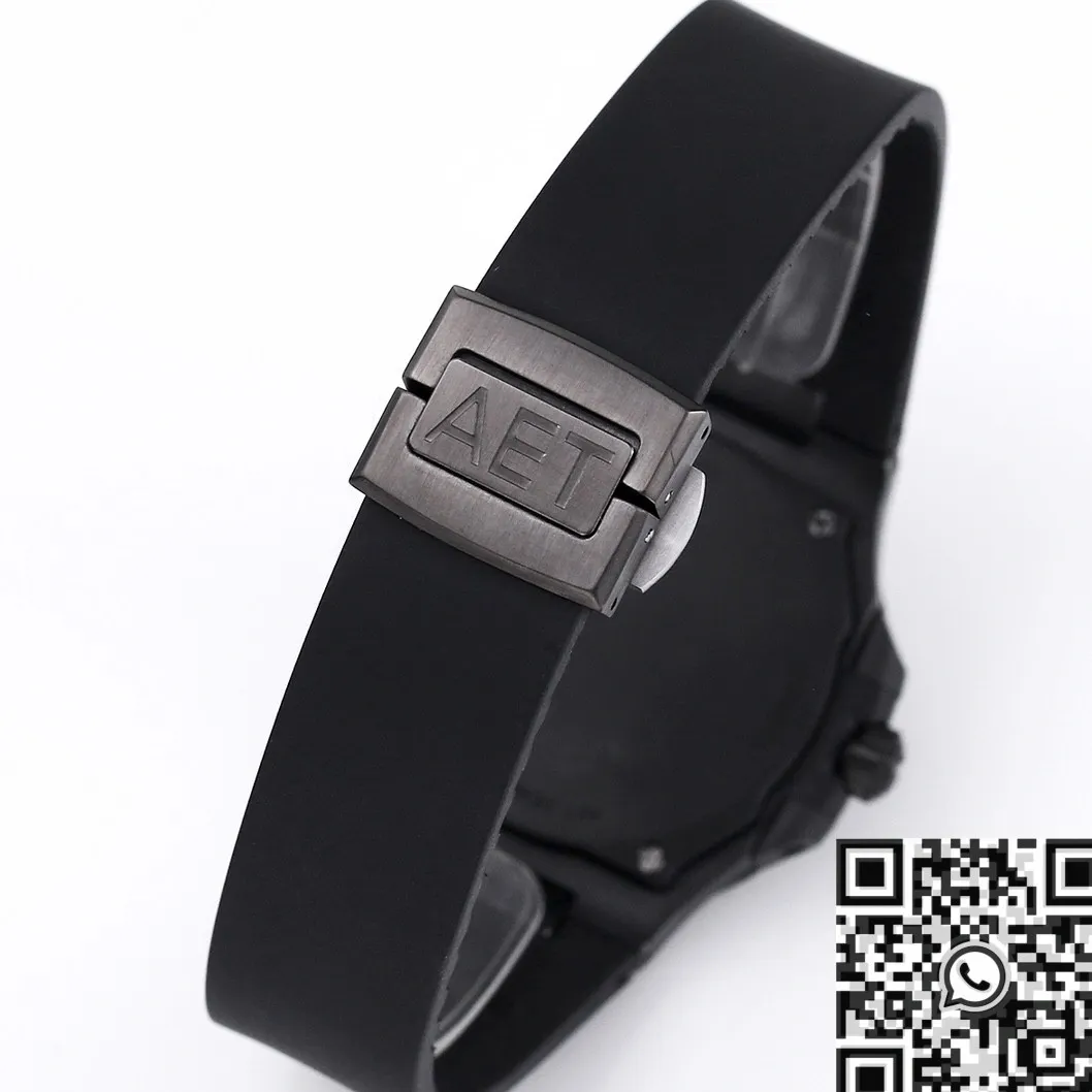 Modern AET Custom Patek Philippe Nautilus 40MM Tiffany Blue Dial Black Ceramic Case 715