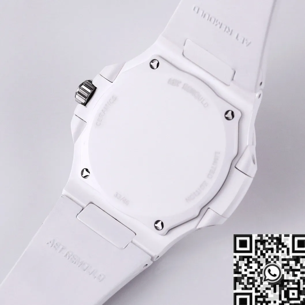 WellDesigned AET Custom Patek Philippe White Nautilus Tiffany Blue Dial White Ceramic Watch 713