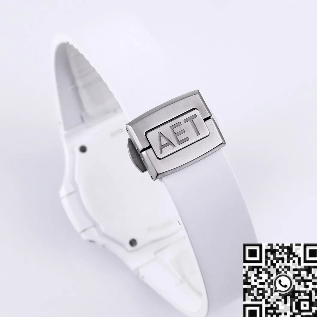 WellDesigned AET Custom Patek Philippe White Nautilus Tiffany Blue Dial White Ceramic Watch 713