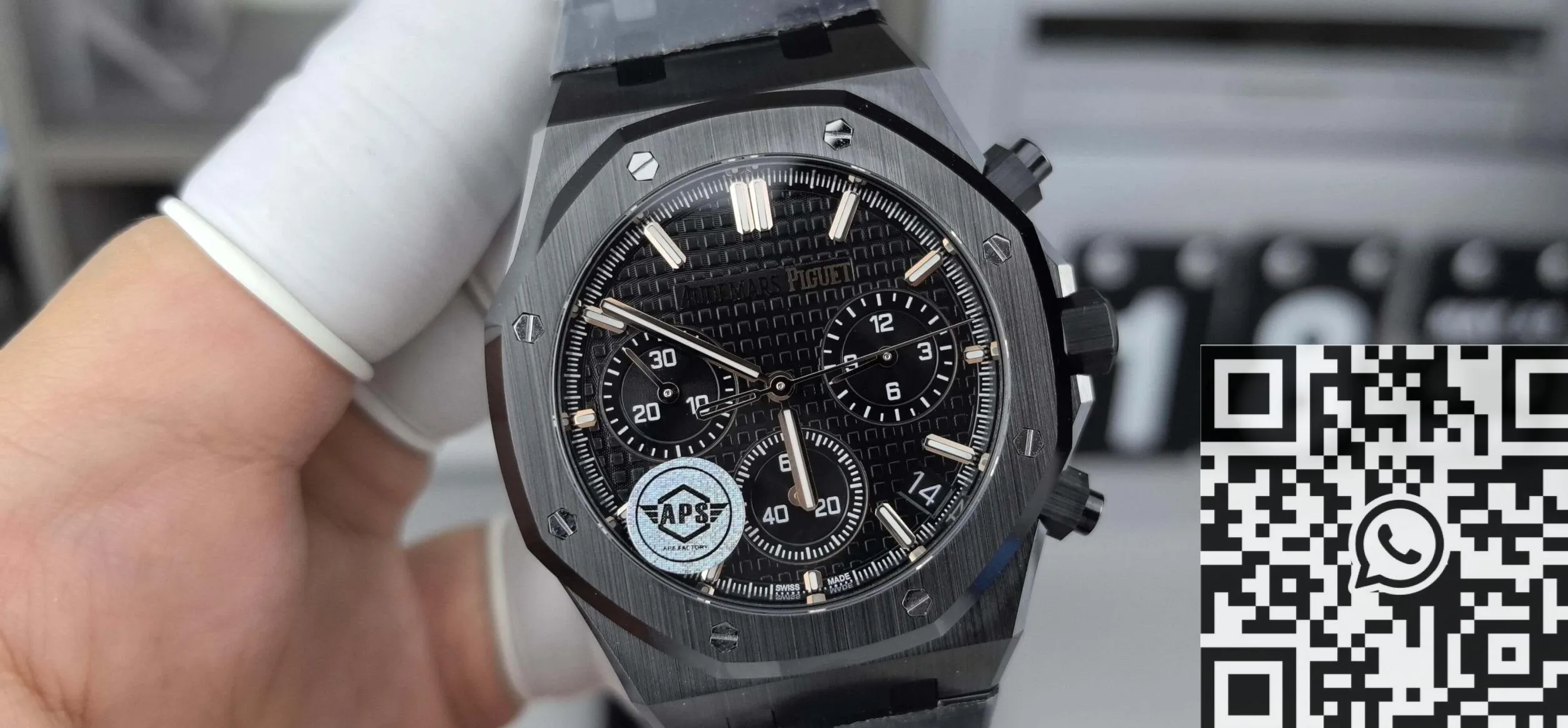 Audemars Piguet 26240CE.00.1225CE.02 Black Ceramics Golden Scale APS Factory Unique 1984