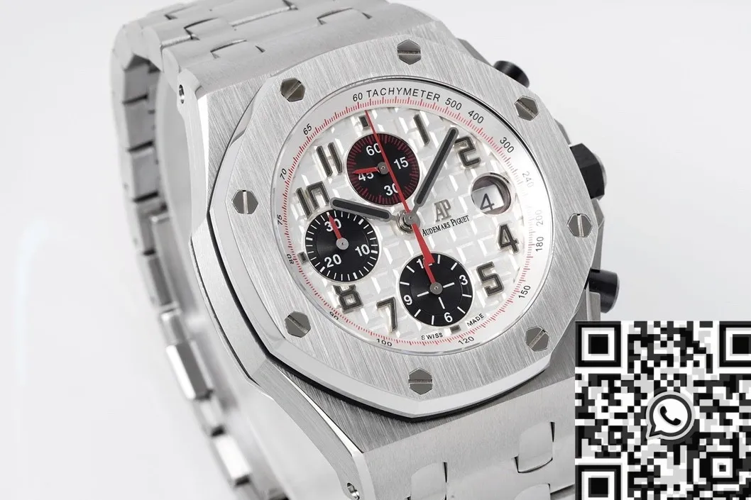 Audemars Piguet AP Royal Oak Offshore Chronograph 26170ST.OO.1000ST.01 Silver Panda Plate Watch APF Factory Flexible 2048