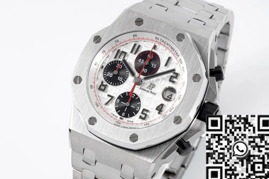 Audemars Piguet AP Royal Oak Offshore Chronograph 26170ST.OO.1000ST.01 Silver Panda Plate Watch APF Factory Flexible 2048