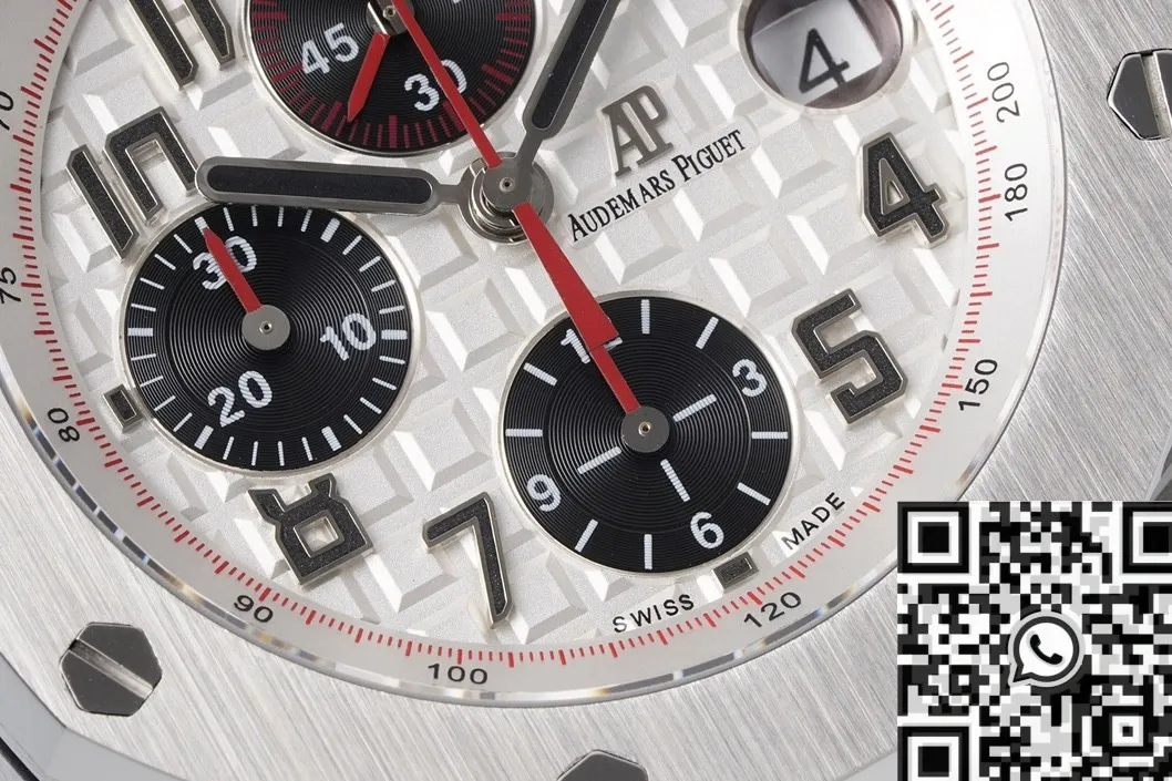 Audemars Piguet AP Royal Oak Offshore Chronograph 26170ST.OO.1000ST.01 Silver Panda Plate Watch APF Factory Flexible 2048