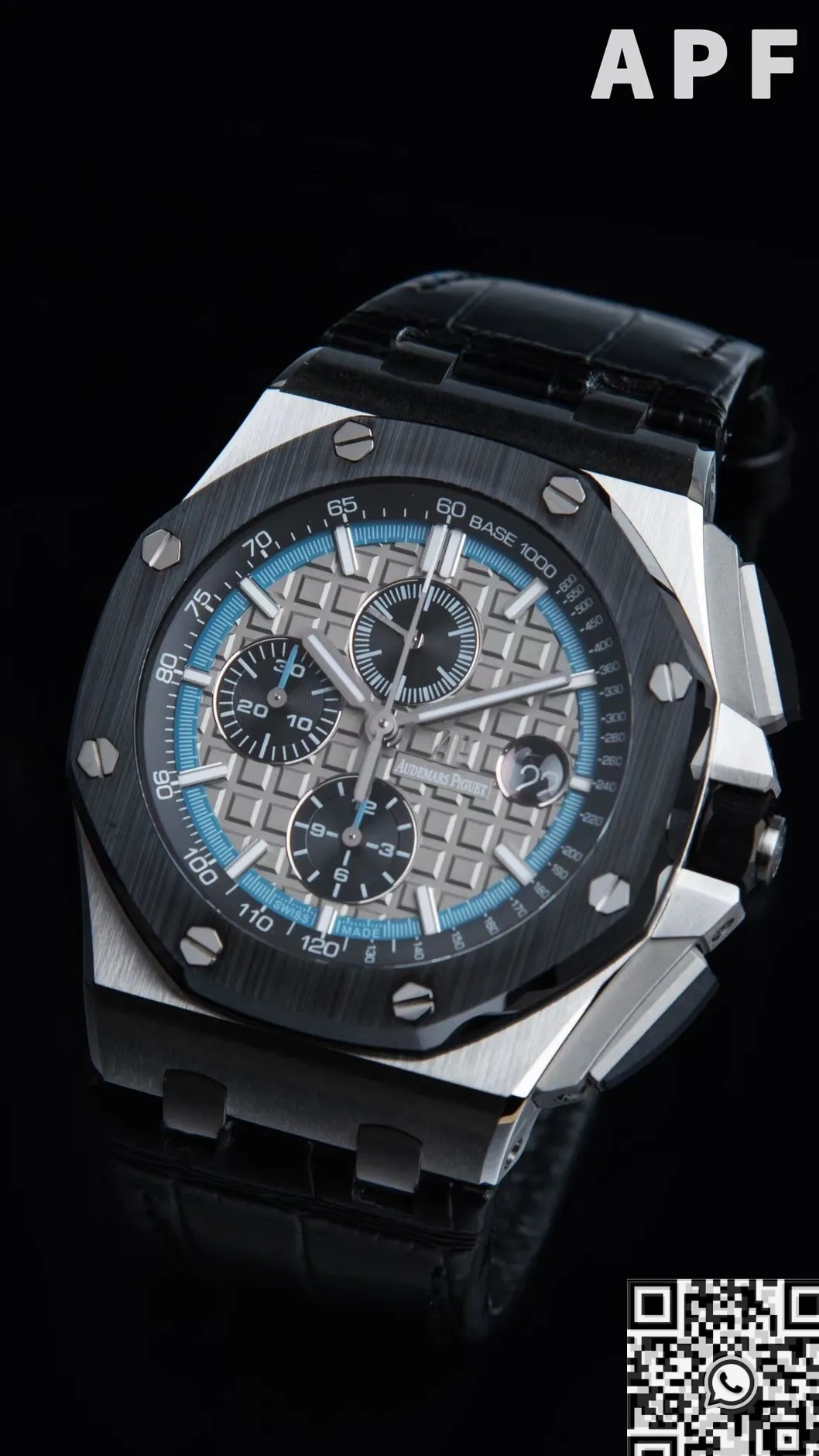 Effortless Audemars Piguet Fake Royal Oak Offshore 26417CN.OO.A002CR.01 Silver Panda Plate APF Factory 2050