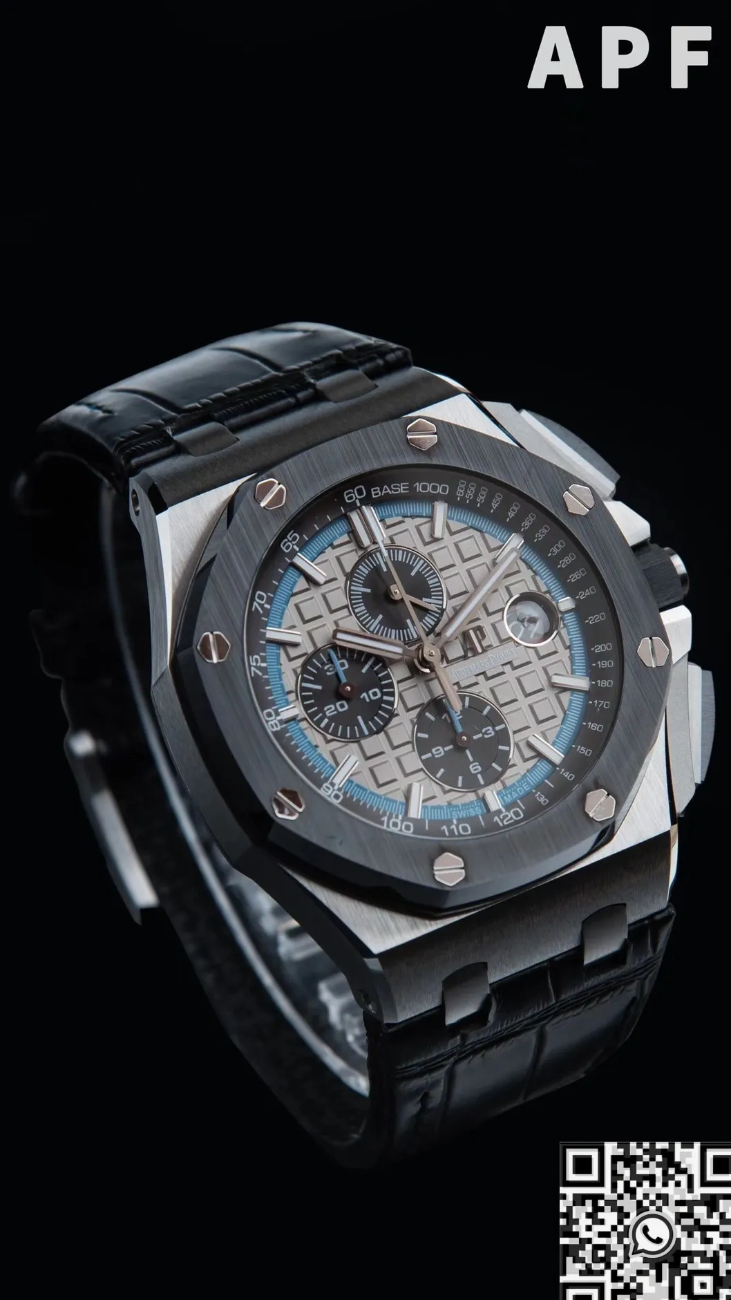 Effortless Audemars Piguet Fake Royal Oak Offshore 26417CN.OO.A002CR.01 Silver Panda Plate APF Factory 2050