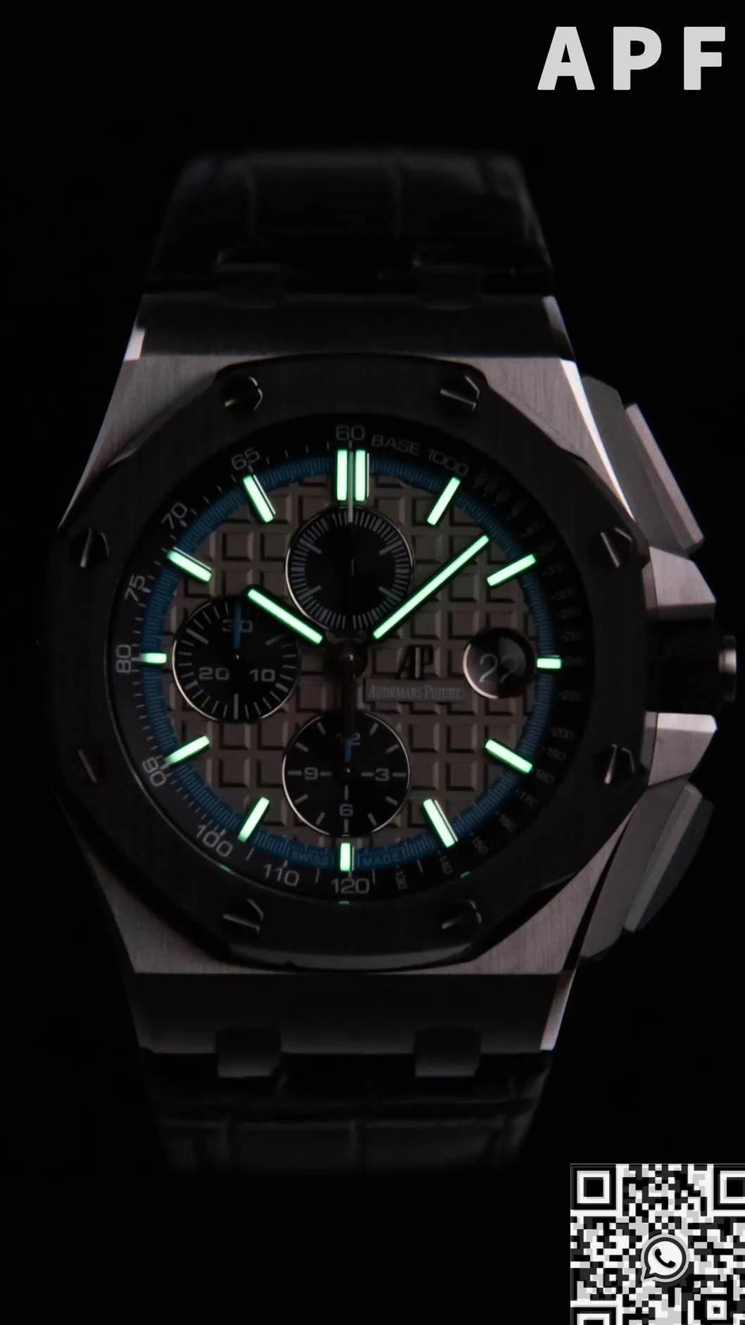 Effortless Audemars Piguet Fake Royal Oak Offshore 26417CN.OO.A002CR.01 Silver Panda Plate APF Factory 2050