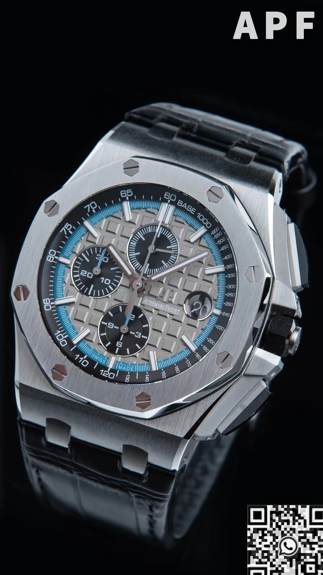 Audemars Piguet Fake Royal Oak Offshore Watch 26417BC.OO.A002CR.01 Gray Dial APF Factory Efficient 2056