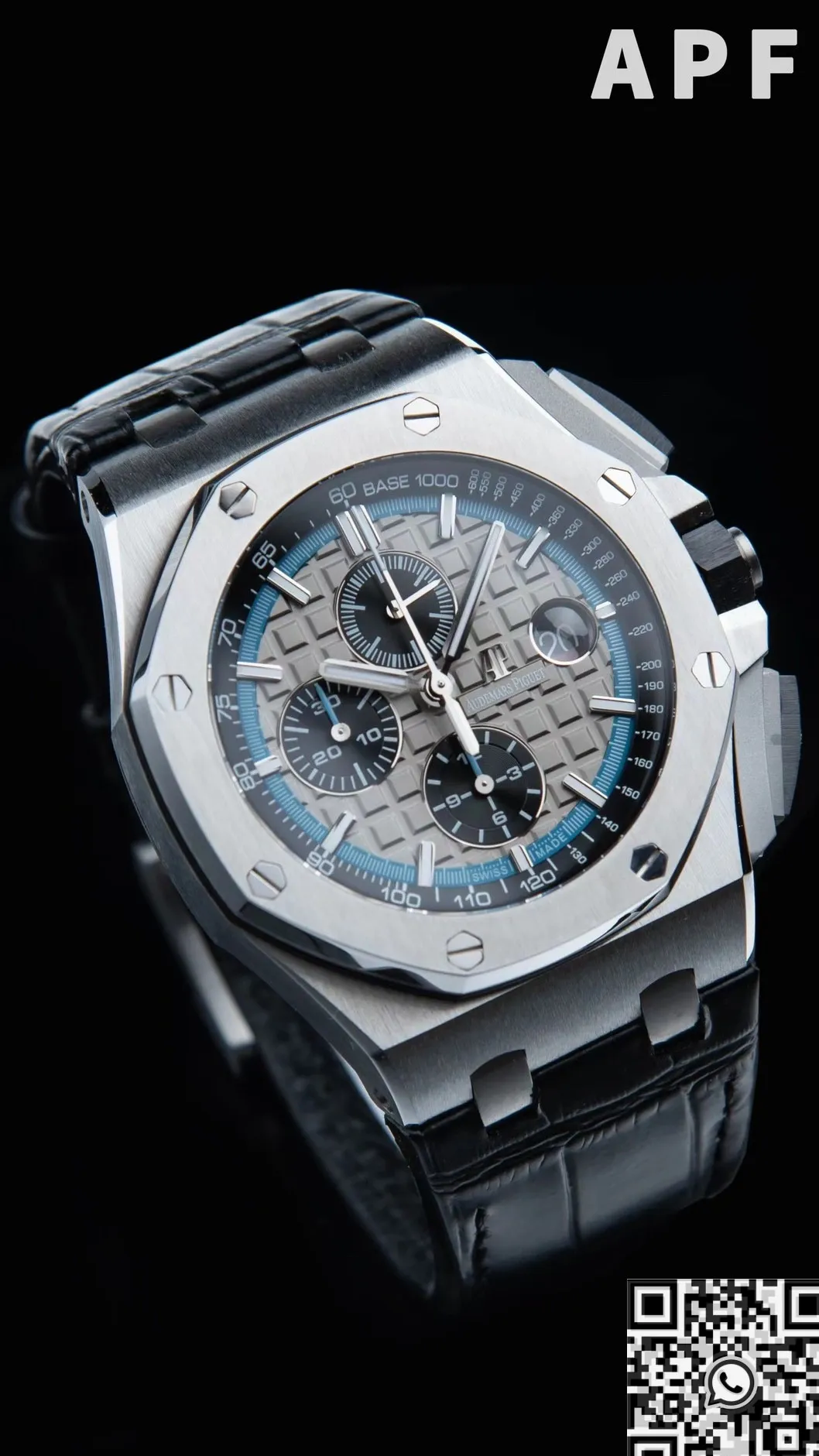 Audemars Piguet Fake Royal Oak Offshore Watch 26417BC.OO.A002CR.01 Gray Dial APF Factory Efficient 2056