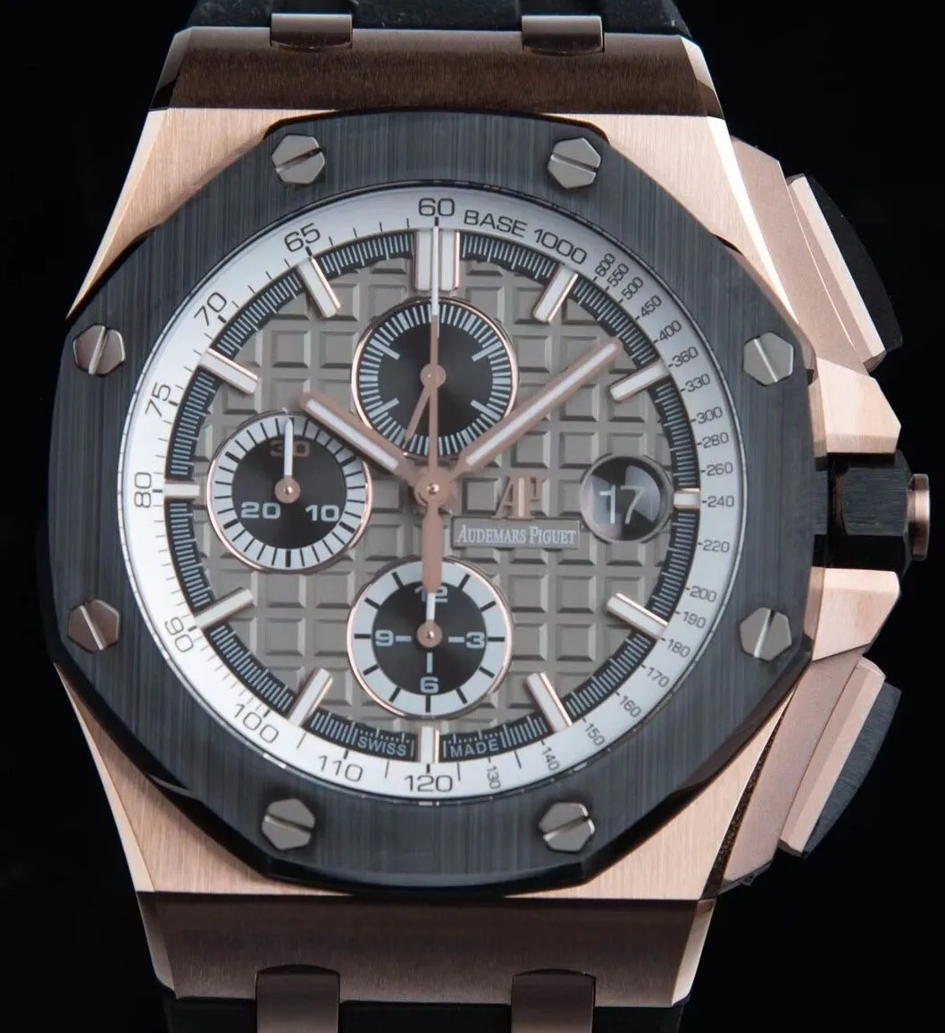 Stylish Audemars Piguet Replica Royal Oak Offshore 26416RO.OO.A002CA.01 Dark Gray Panda Plate APF Factory 2055