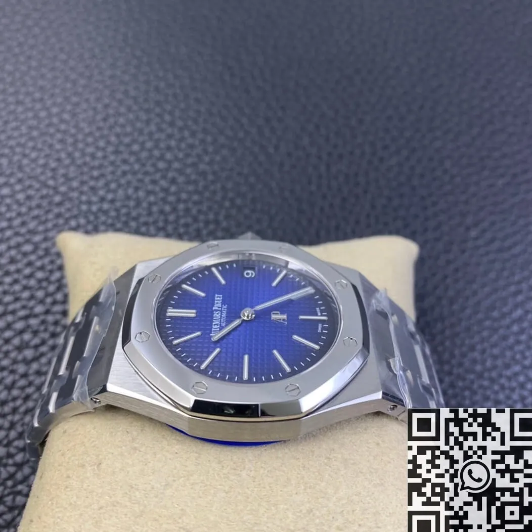 Audemars Piguet Royal Oak 15202IP.OO.1240IP.01 Smoked Blue Dial Watch ZF Factory Breathable 2189
