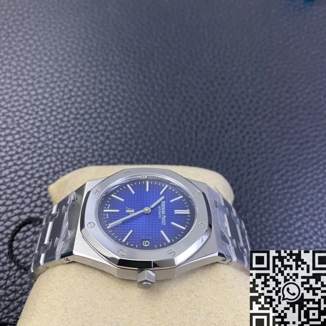 Audemars Piguet Royal Oak 15202IP.OO.1240IP.01 Smoked Blue Dial Watch ZF Factory Breathable 2189