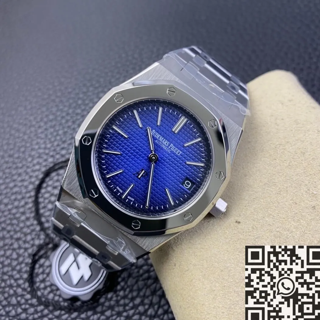 Audemars Piguet Royal Oak 15202IP.OO.1240IP.01 Smoked Blue Dial Watch ZF Factory Breathable 2189