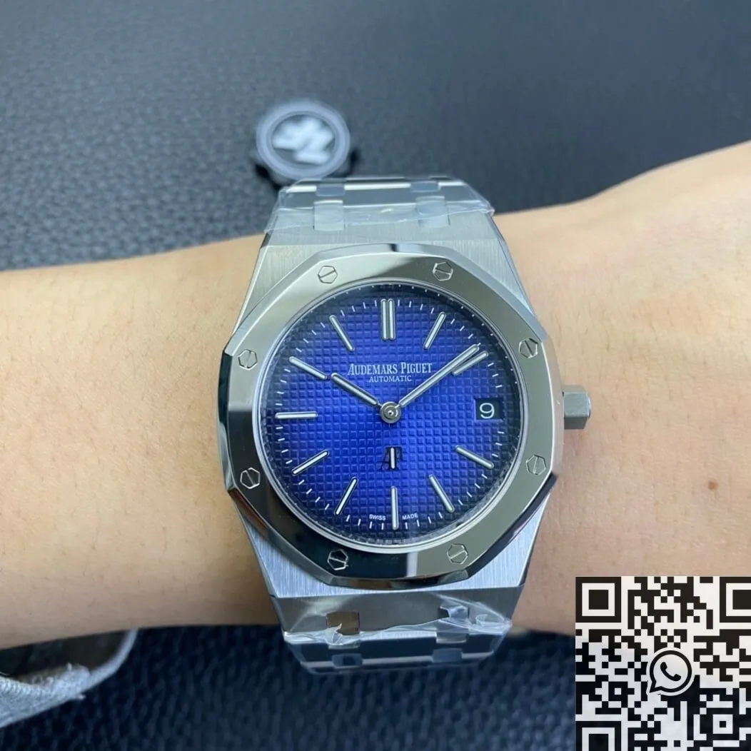 Audemars Piguet Royal Oak 15202IP.OO.1240IP.01 Smoked Blue Dial Watch ZF Factory Breathable 2189