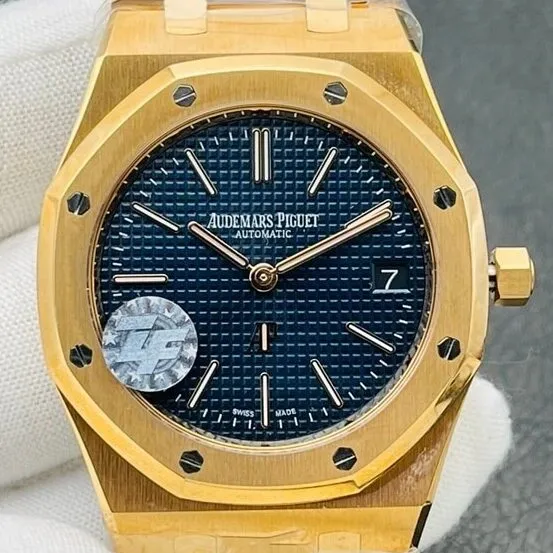 Audemars Piguet Royal Oak 15202ST.OO.1240ST.01 Rose Gold Blue Dial Watch ZF Factory StreetReady 2177