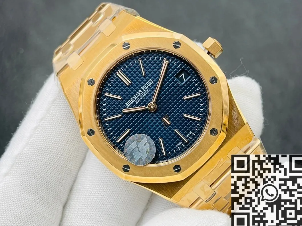 Audemars Piguet Royal Oak 15202ST.OO.1240ST.01 Rose Gold Blue Dial Watch ZF Factory StreetReady 2177
